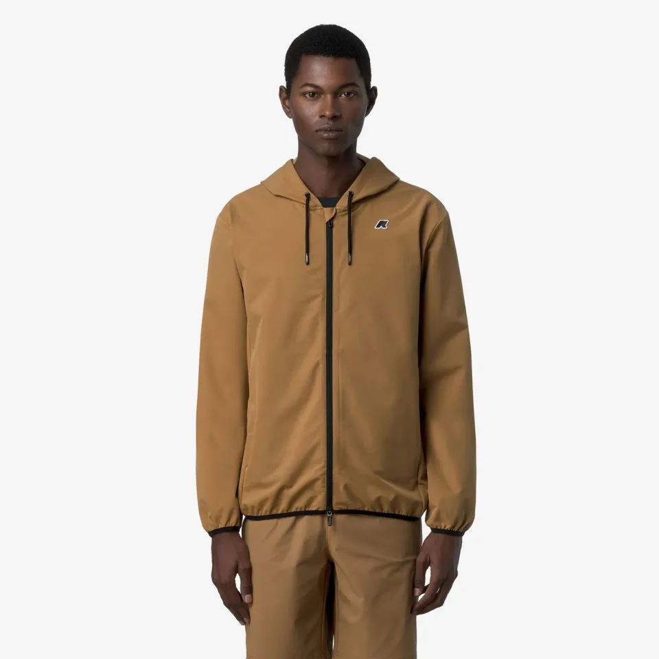 K-Way Journeer Travel hanorac fleece maro cu gluga