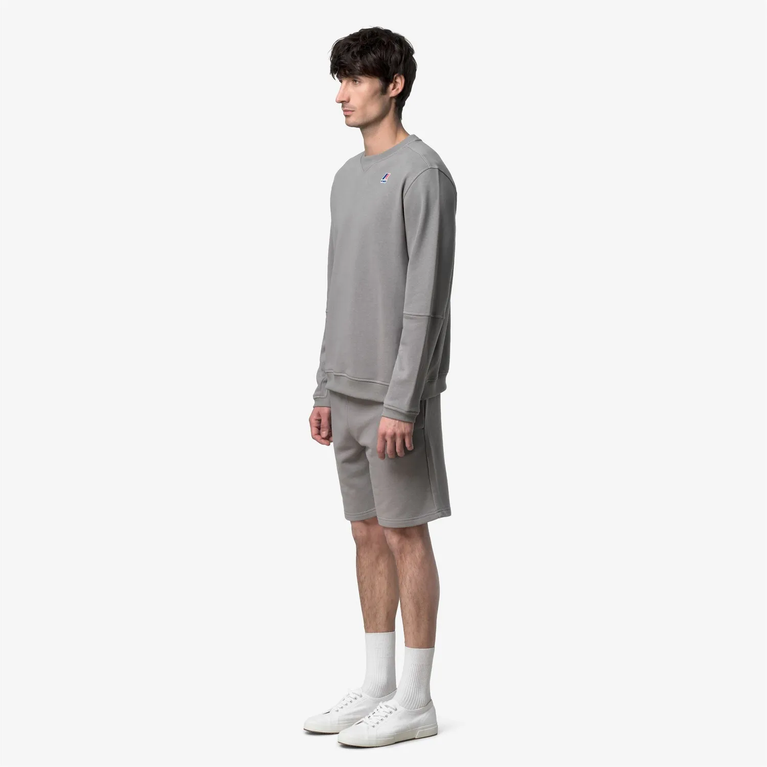K-Way Nael hanorac fleece gri Grey Frost bumbac