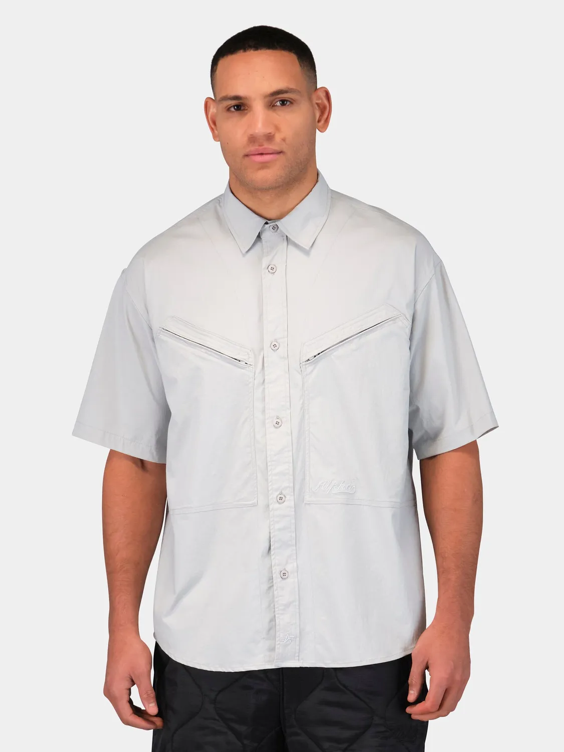 Alpha Industries CWU 27/P camasa mist maneca scurta relaxat