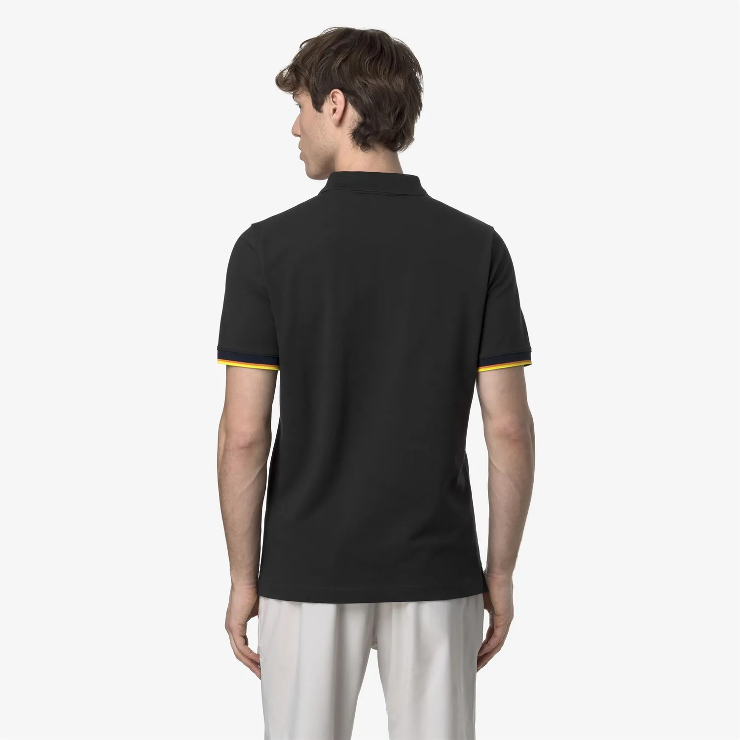 K-Way Vincent polo barbati negru slim