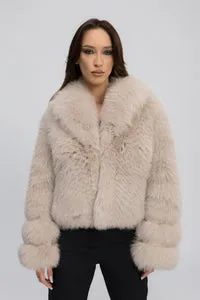 Mareus 471 haina vulpe polara Ivory Cloud 50 cm