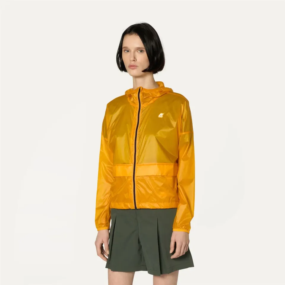 K-Way Ophel Light Micro Ripstop geaca dama galben impermeabila