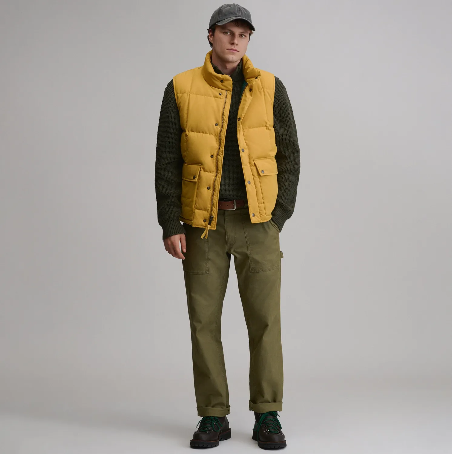Eddie Bauer Kara Koram vestă bărbați Cayenne cu puf