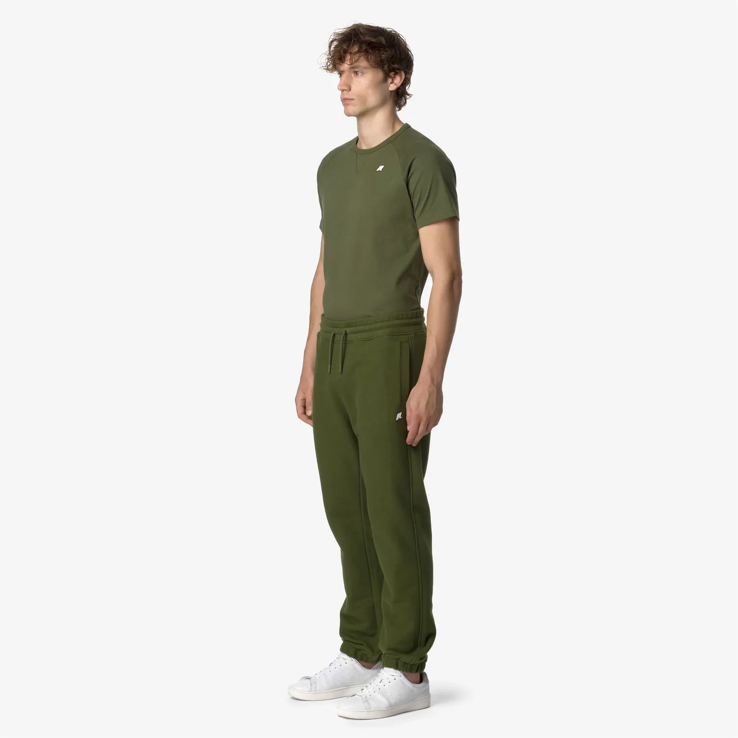 K-Way Mickyel Heavy Fleece pantaloni barbati verde caldurosi