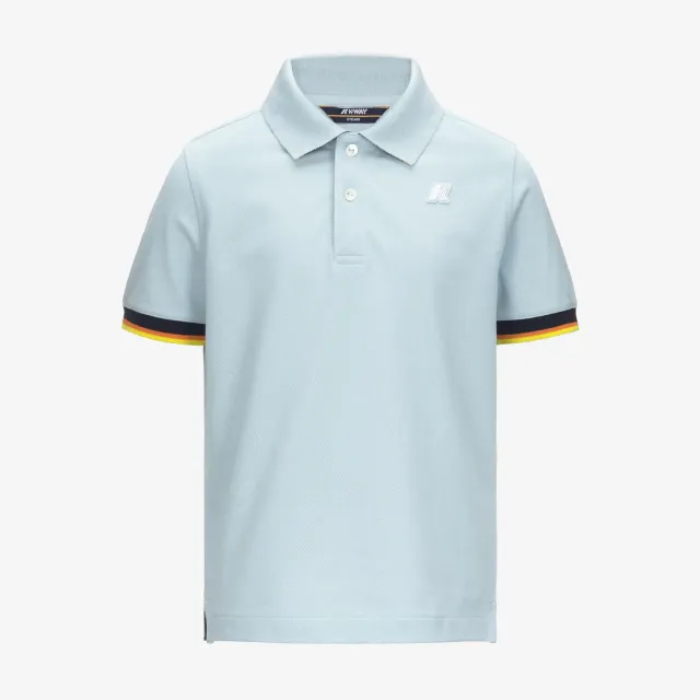 K-Way Vincent Pique polo baieti bleu bumbac