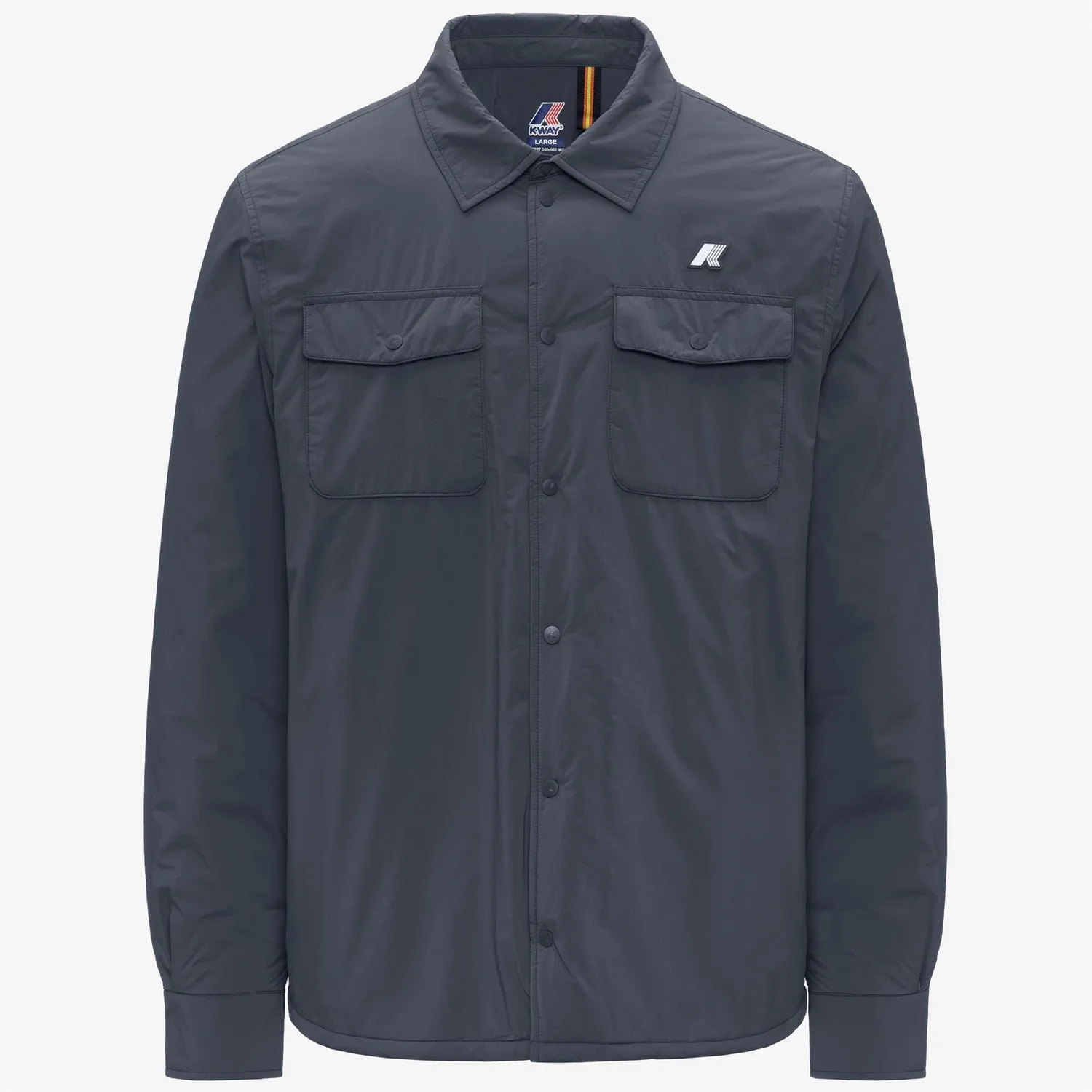 K-Way Umbert Plain Warm palton barbati albastru calduros
