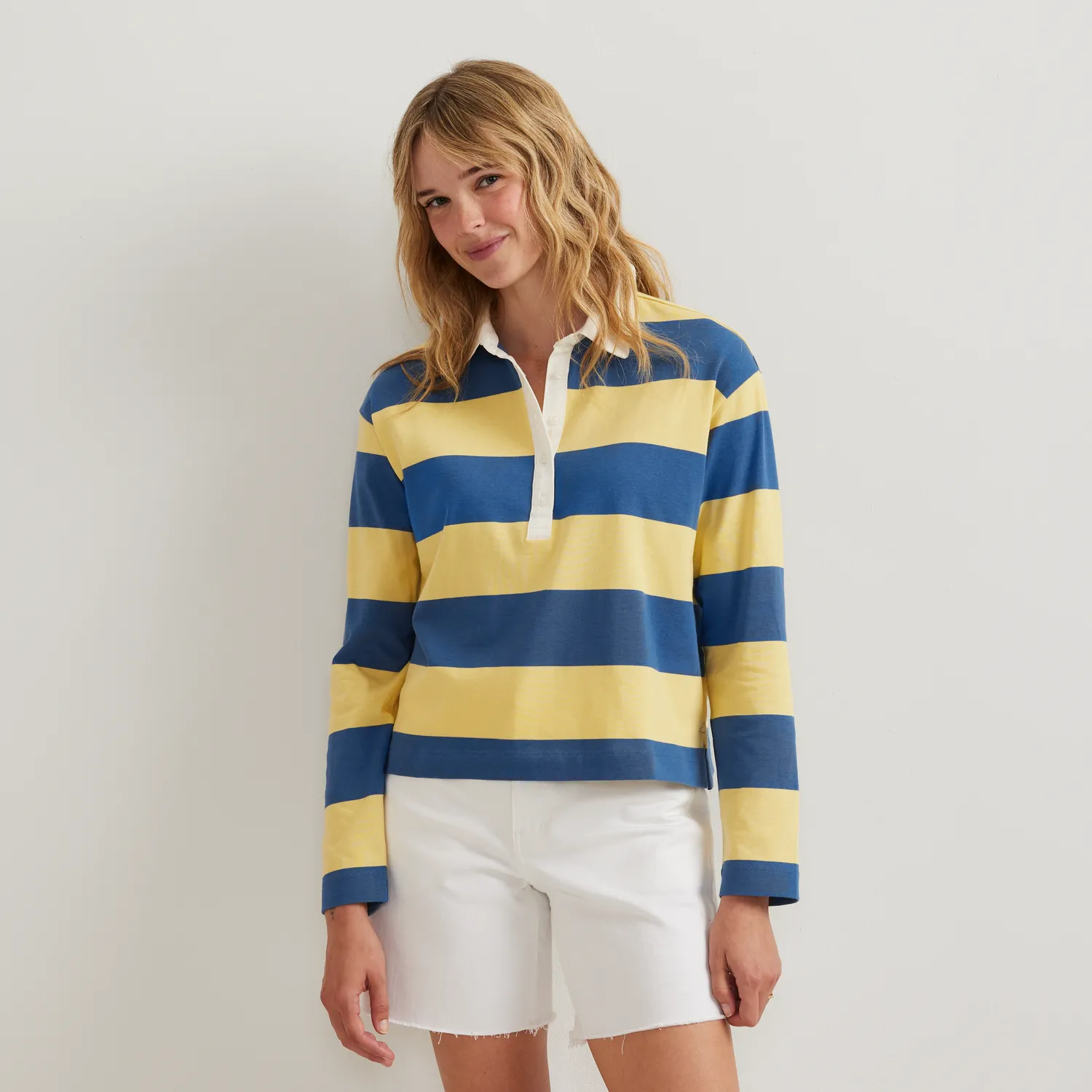 Eddie Bauer Rugby Polo Shirt polo portocaliu bumbac