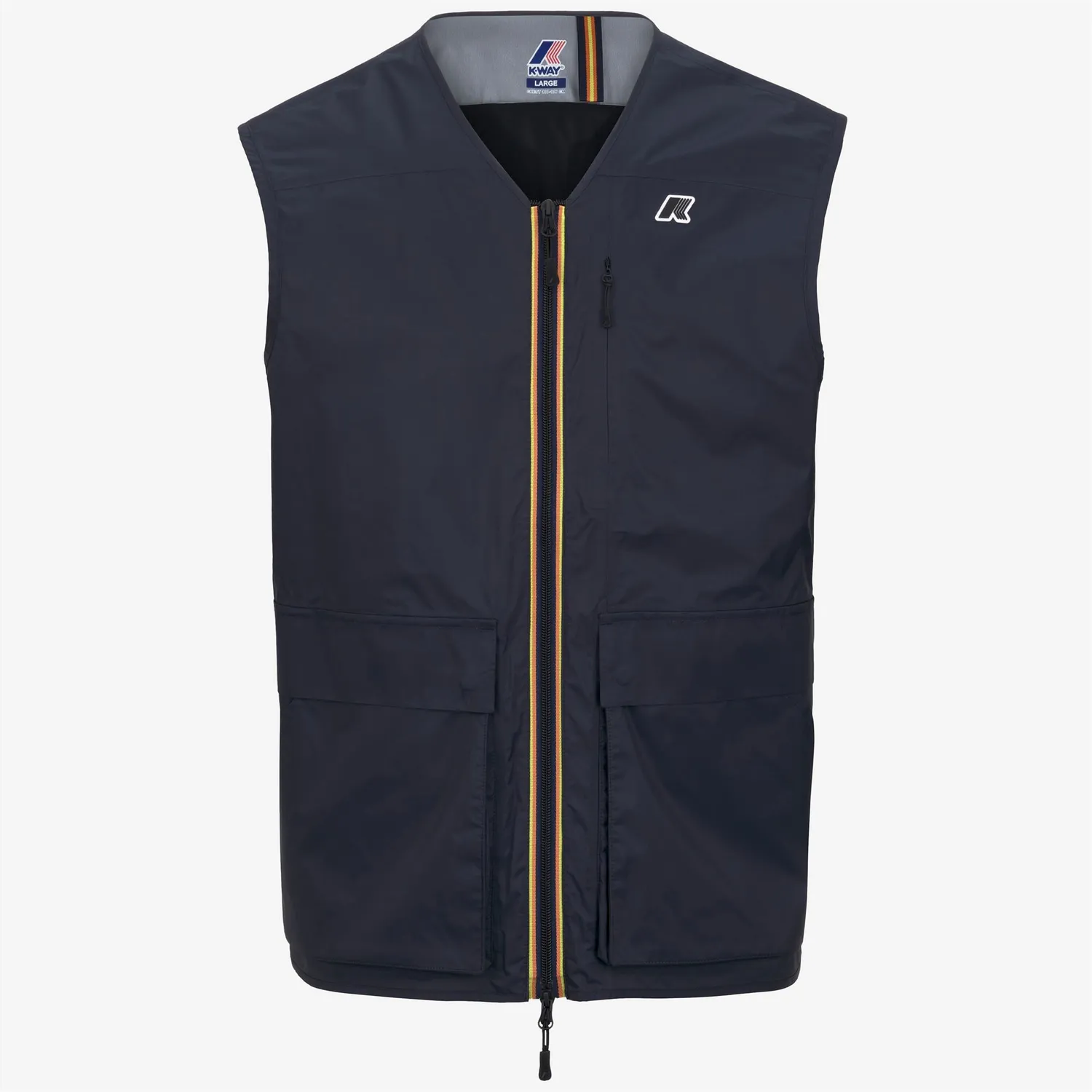 K-Way Gorges vesta unisex albastru impermeabila