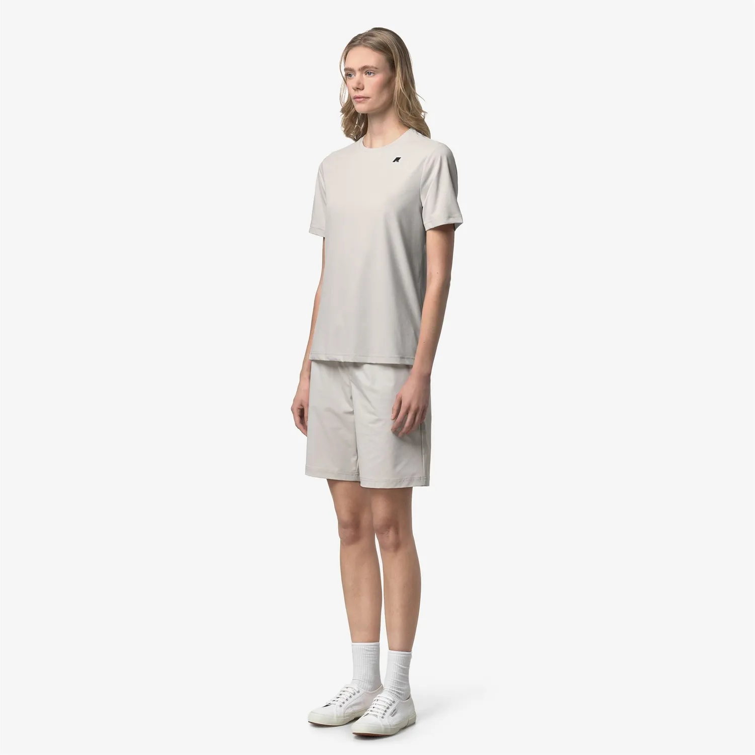 K-Way Sergine Travel tricou unisex Beige LT cu uscare rapida