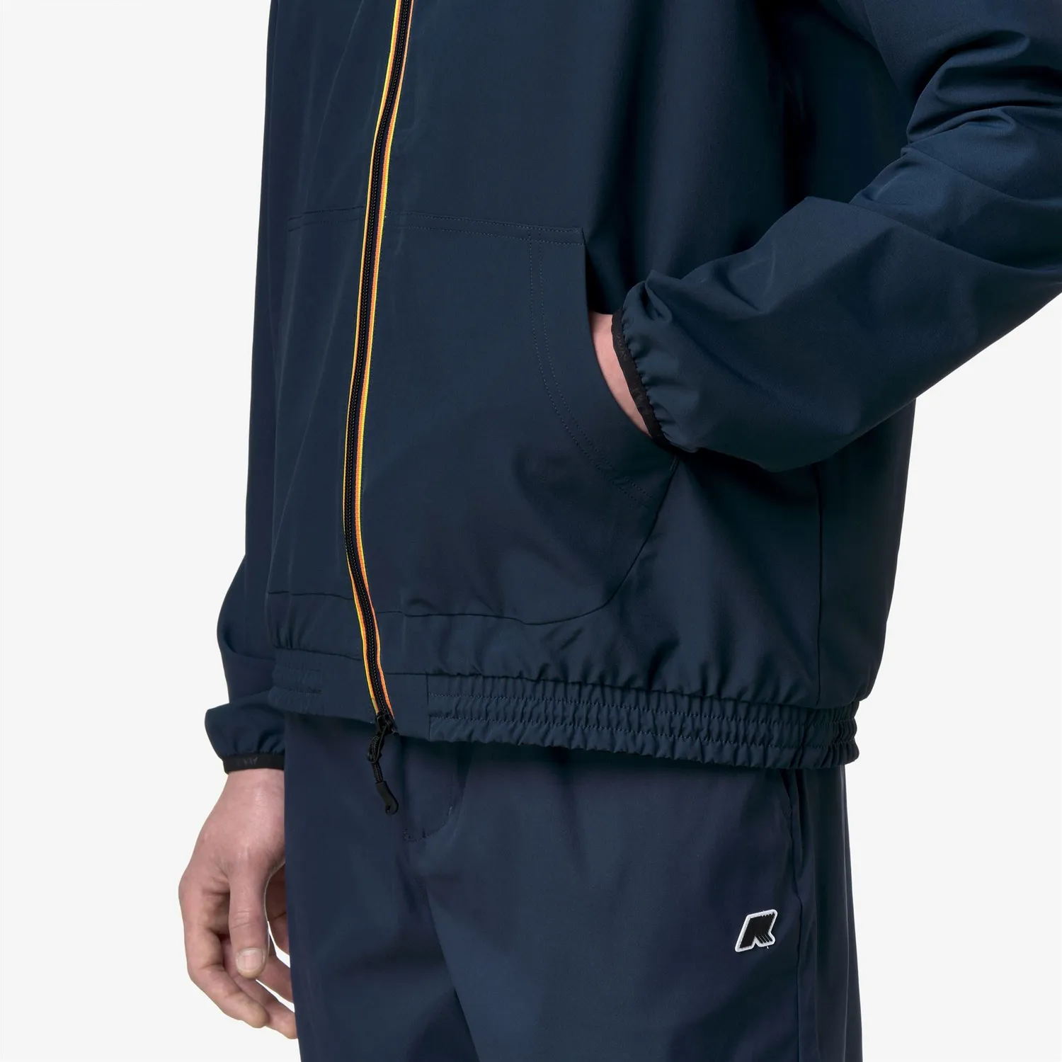 K-Way Sia geaca fleece barbati albastru cu gluga