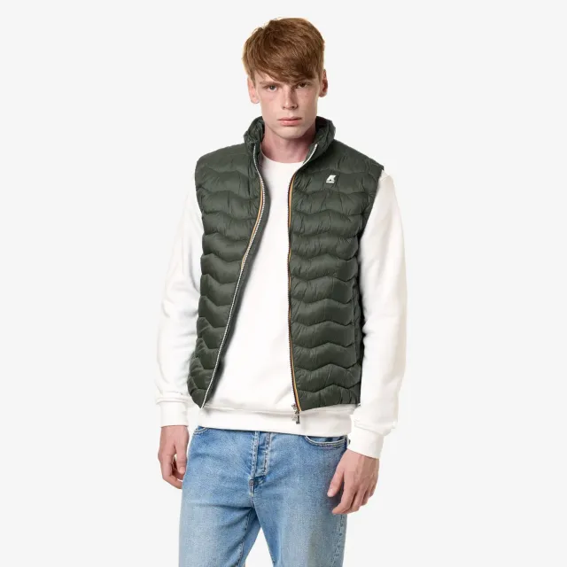 K-Way Valen Quilted Warm vesta barbati verde