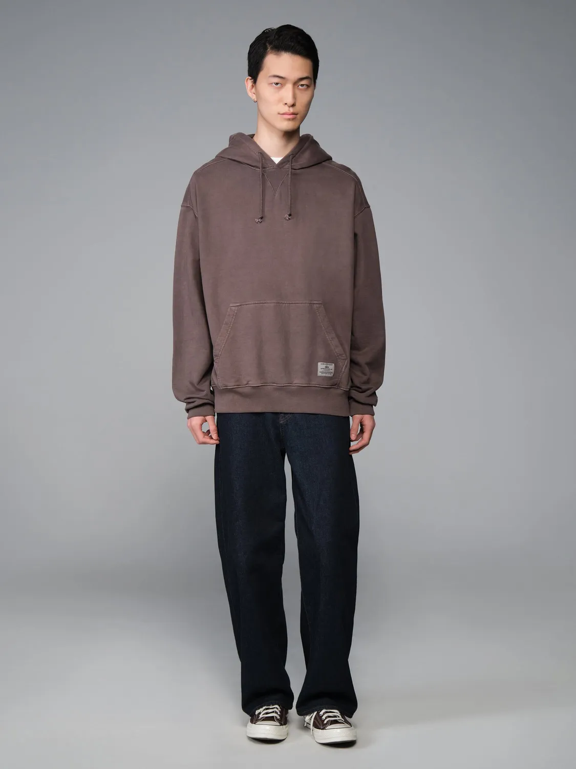 Alpha Industries Essential Freight hanorac maro Hickory bumbac