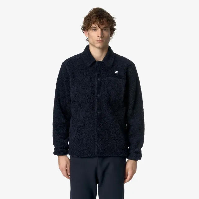 K-Way Cameron Sherpa Polar fleece bărbați albastru