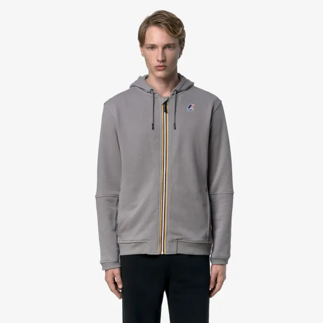 K-Way Prosper Poly Cotton hanorac unisex gri calduros