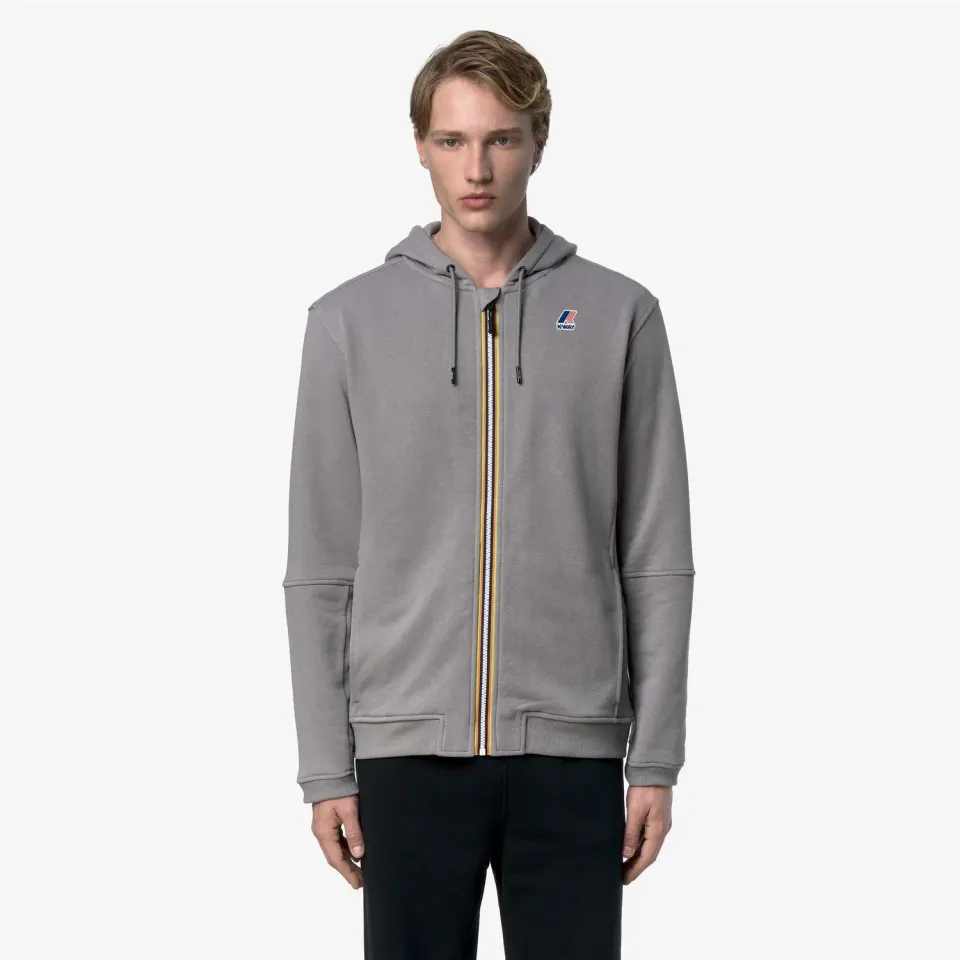 K-Way Prosper Poly Cotton hanorac unisex gri calduros