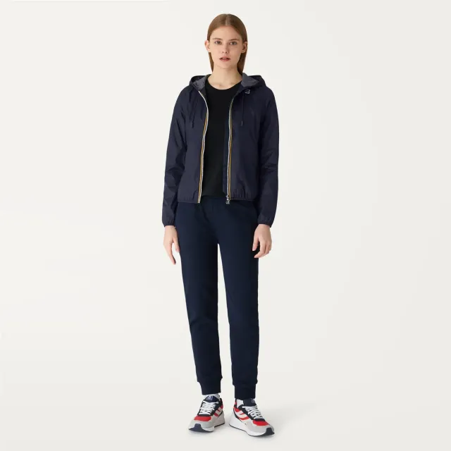 K-Way Lily Poly Jersey geaca dama albastru impermeabila