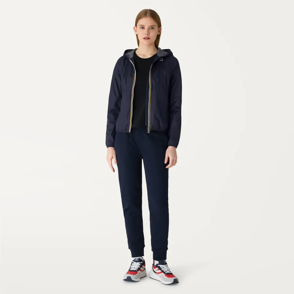 K-Way Lily Poly Jersey geaca dama albastru impermeabila