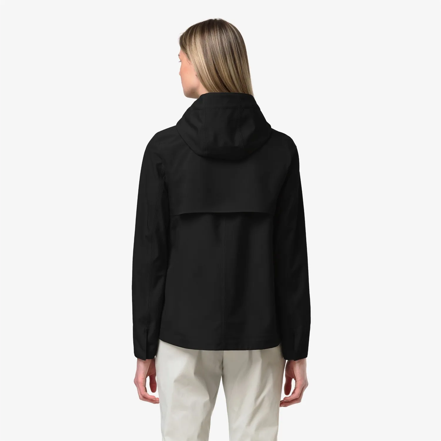 K-Way Madalina geaca neagra pure impermeabila