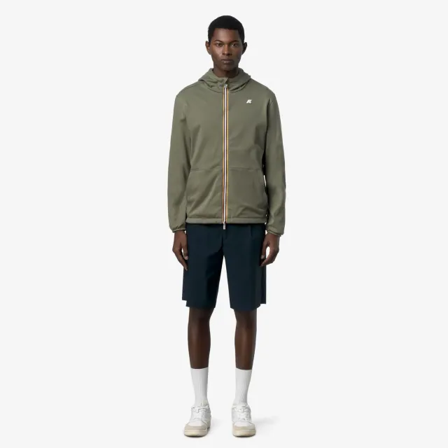 K-Way Jake geaca reversibila barbati verde-albastru