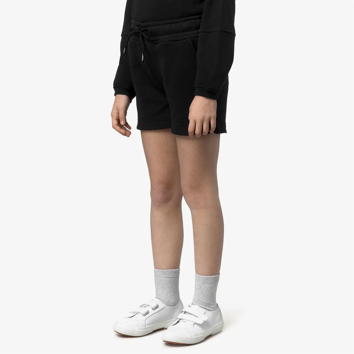 K-Way Rika PC pantaloni scurti fete negri bumbac