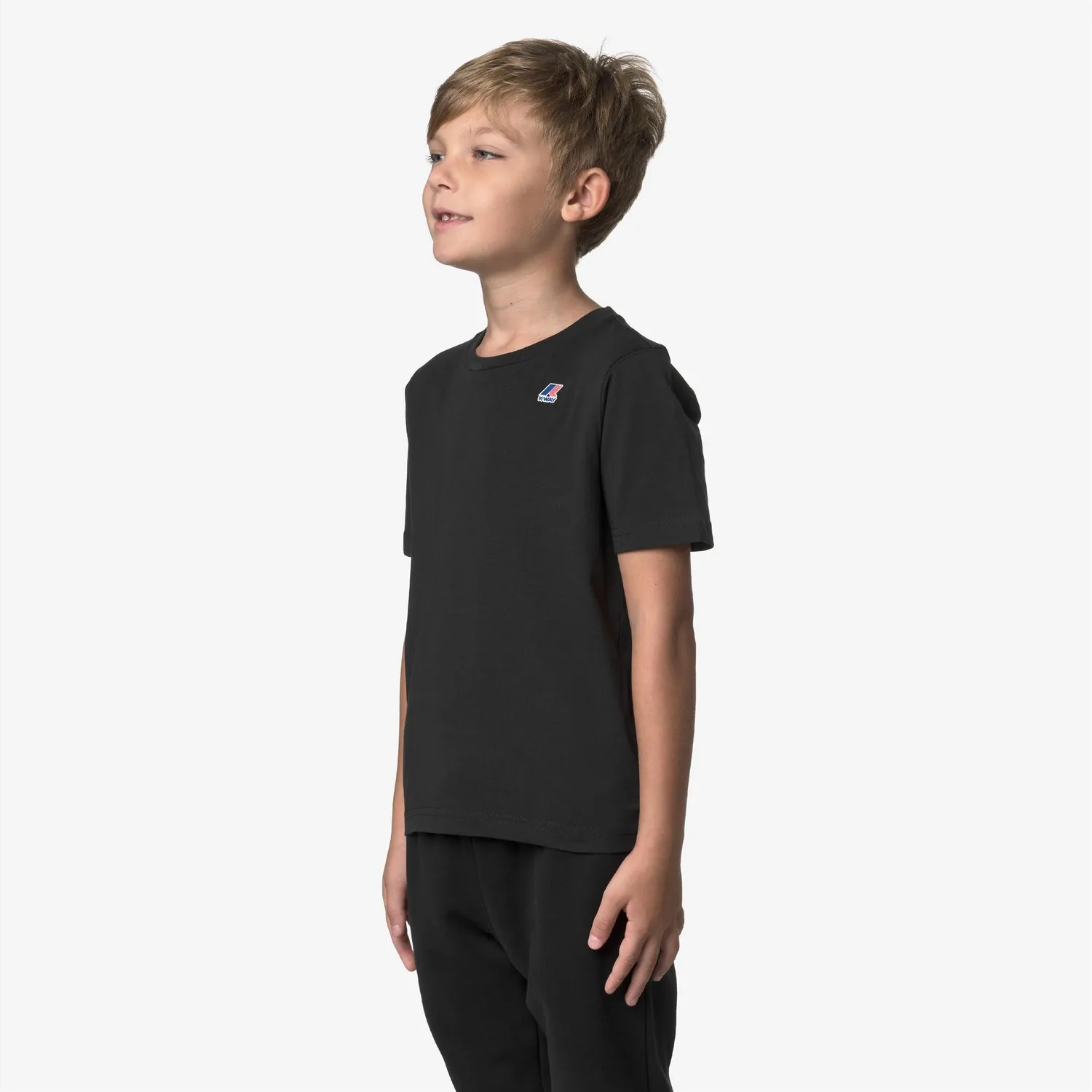 K-Way P. Leonide tricou copii negru bumbac