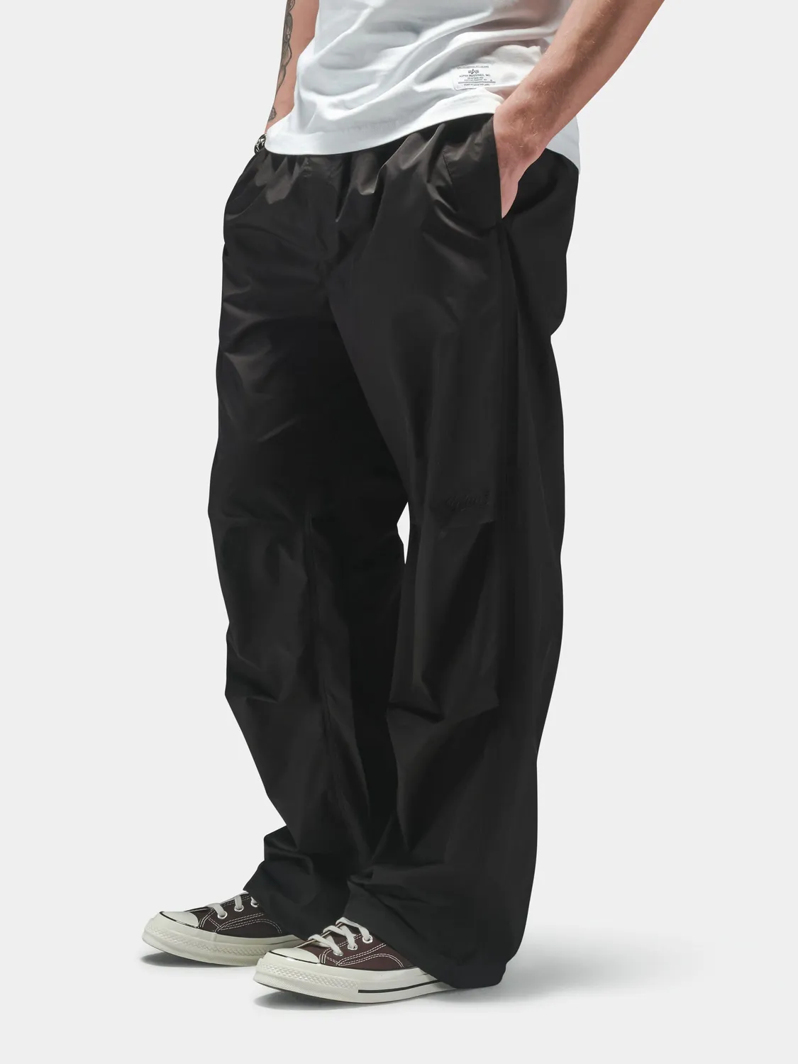 Alpha Industries Relaxed Parachute Pant pantaloni negri