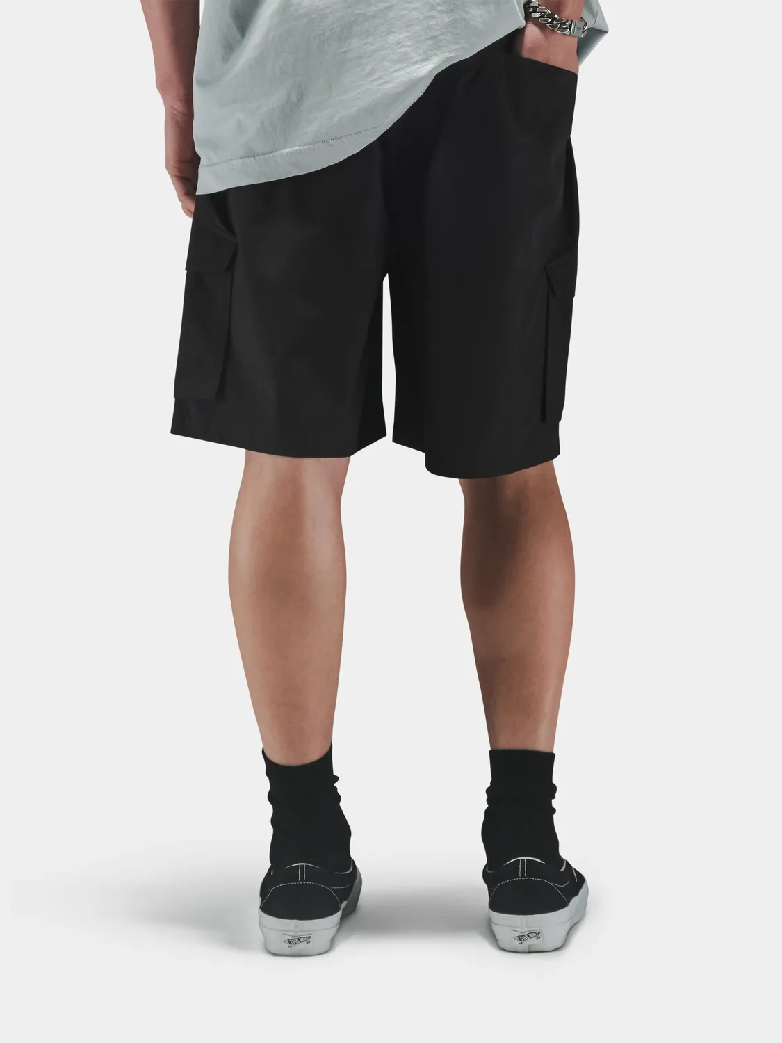 Alpha Industries CWU 36/P pantaloni scurti negri cargo