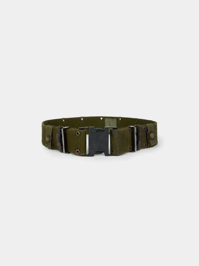 Alpha Industries Military curea olive cu catarama metal