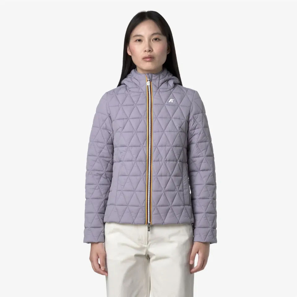 K-Way Lil Diamond matlasata geaca scurta violet