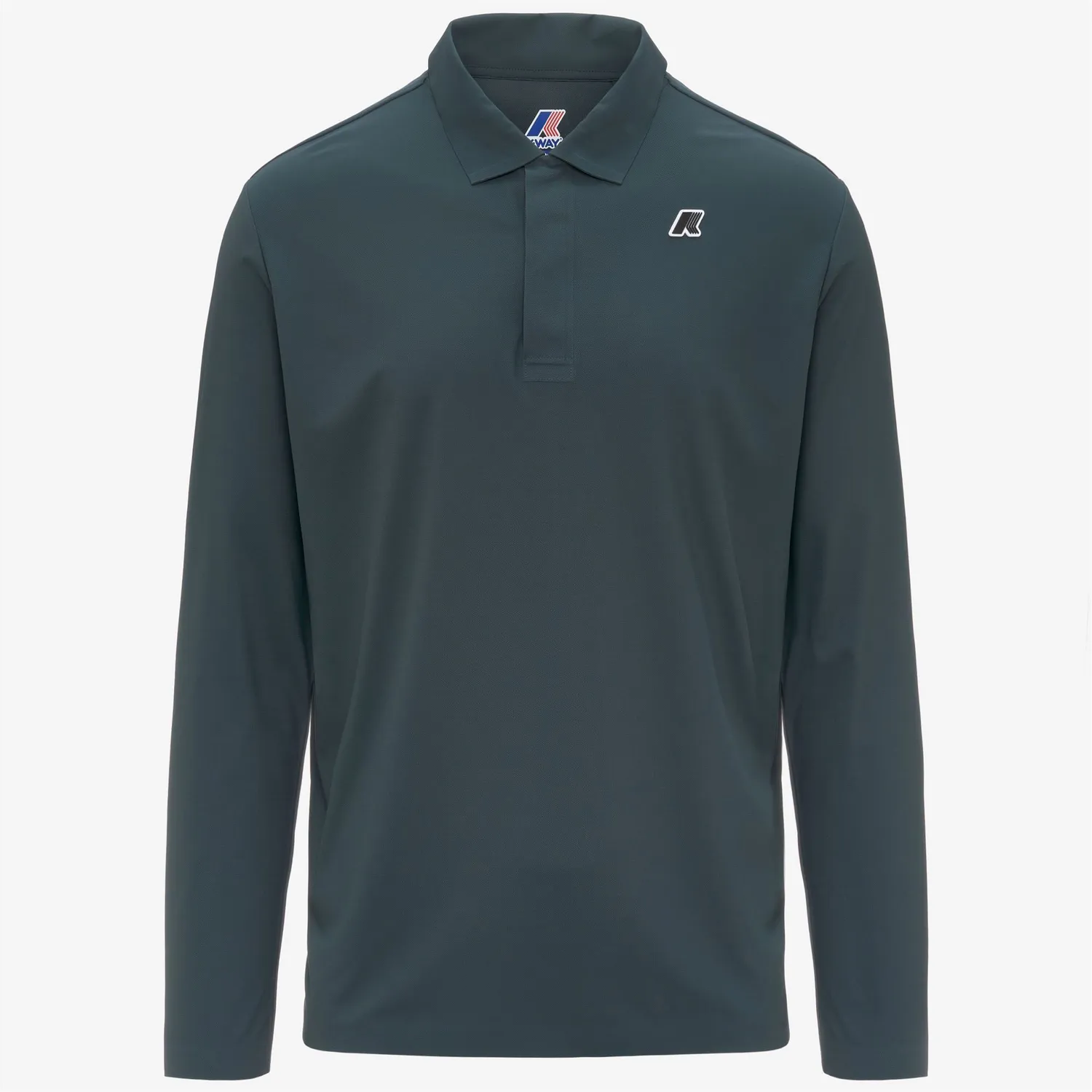 K-Way Cleek Golf polo bărbați Green Dk Jungle