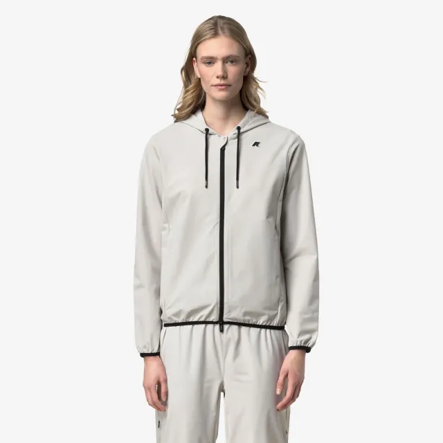K-Way Journeer K5138FW fleece unisex bej cu glugă