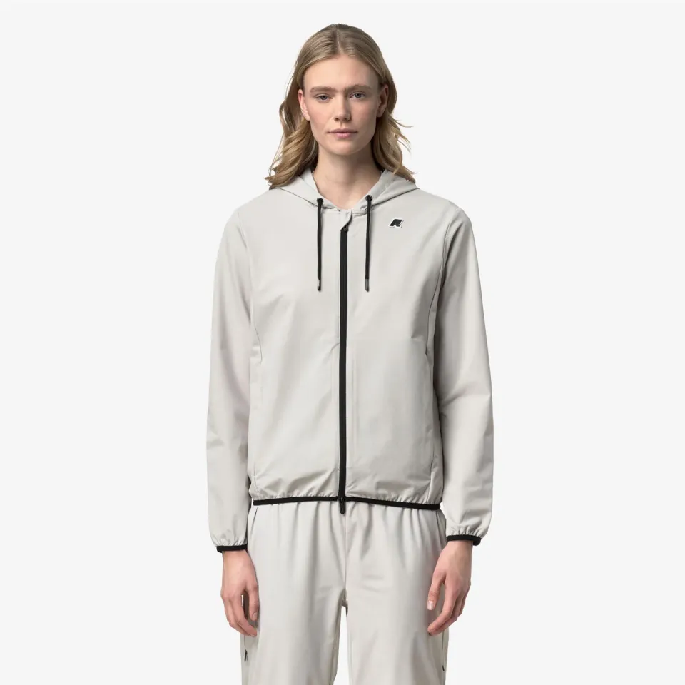 K-Way Journeer K5138FW fleece unisex bej cu glugă