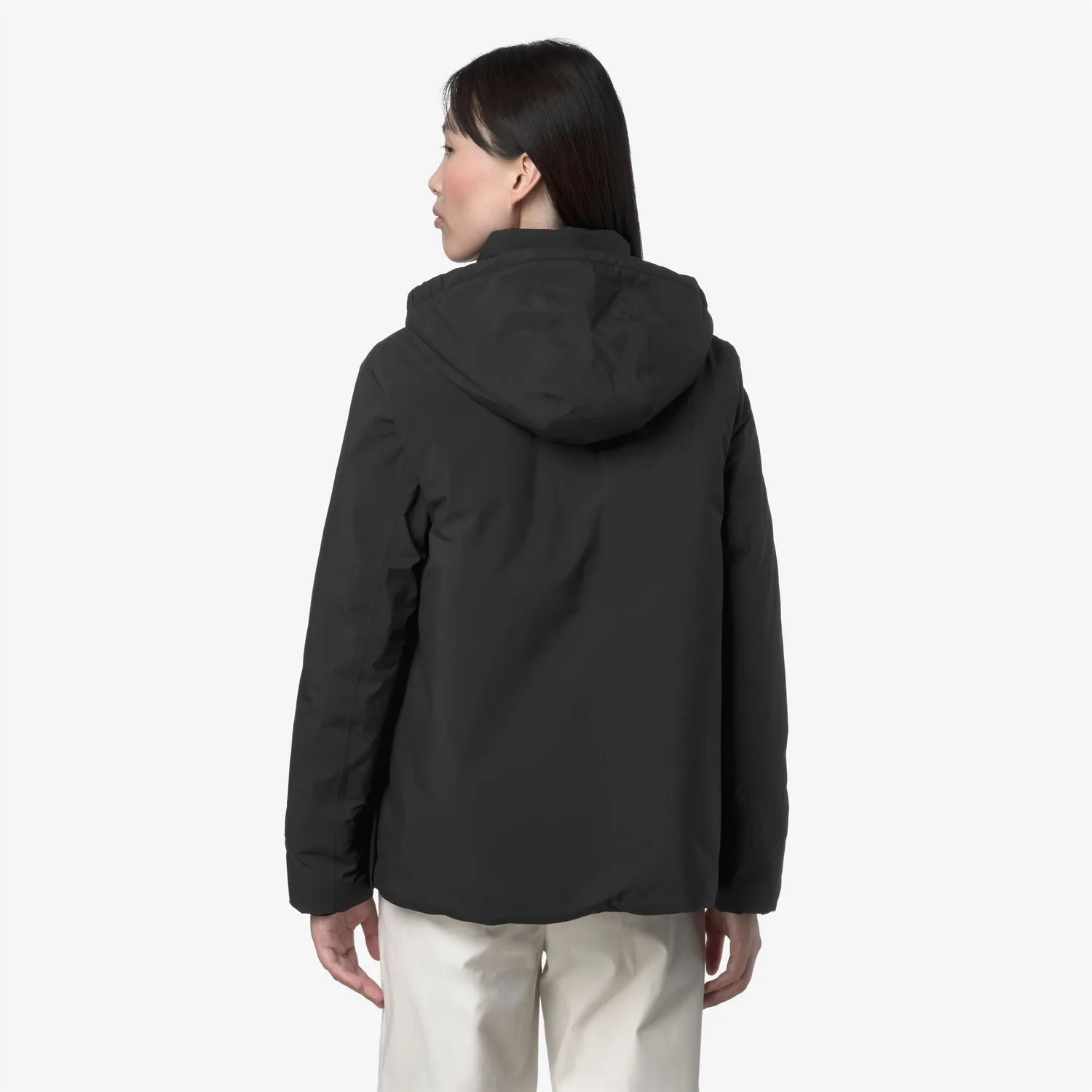 K-Way Marlette Soft Touch geaca dama negru calduroasa