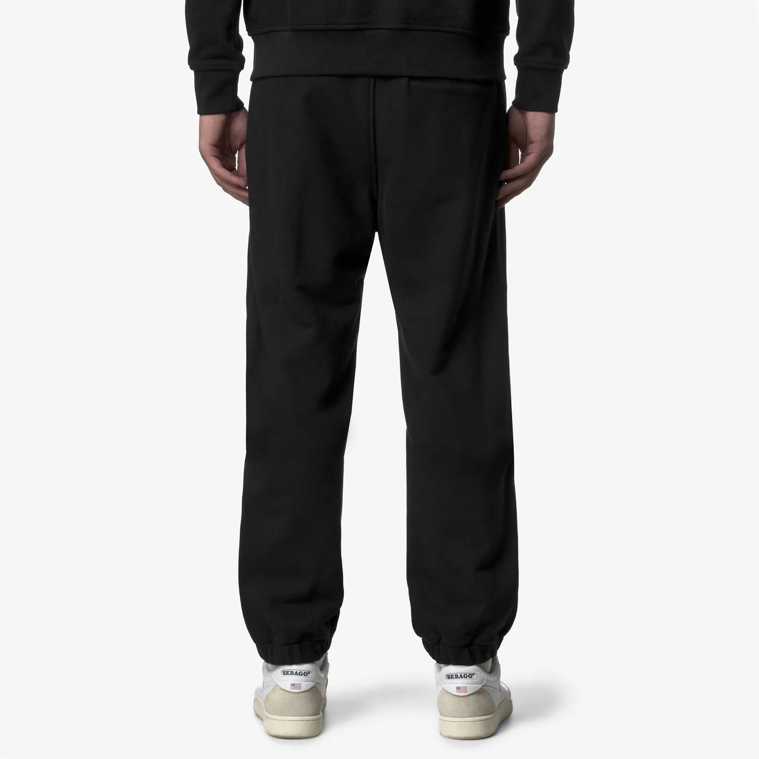 K-Way Mickyel Heavy Fleece pantaloni barbati negri grosi