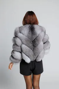 Mareus Grey Frost 349 haină vulpe vestă