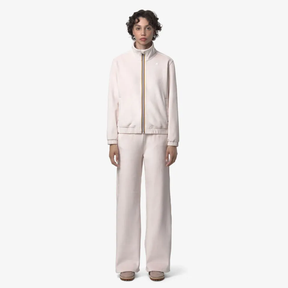 K-Way Jenny Velour Polar pantaloni dama roz prafuit