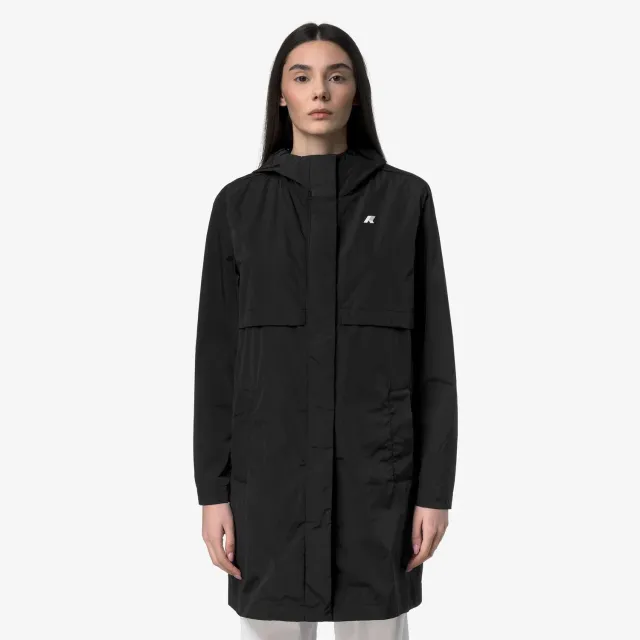 K-Way Sophilene geaca medie Black Pure lucioasa