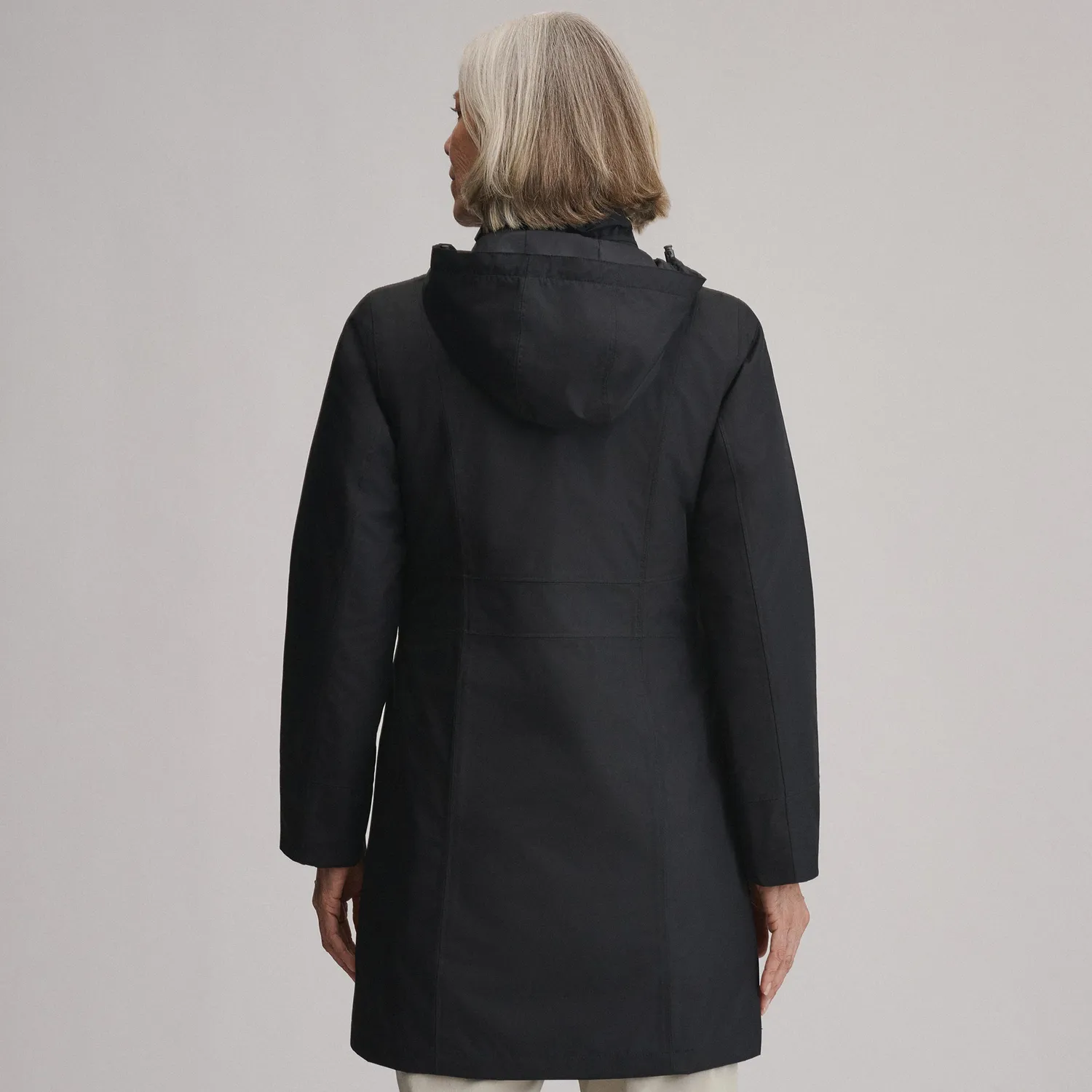 Eddie Bauer Girl on the Go Insulated Trench palton negru