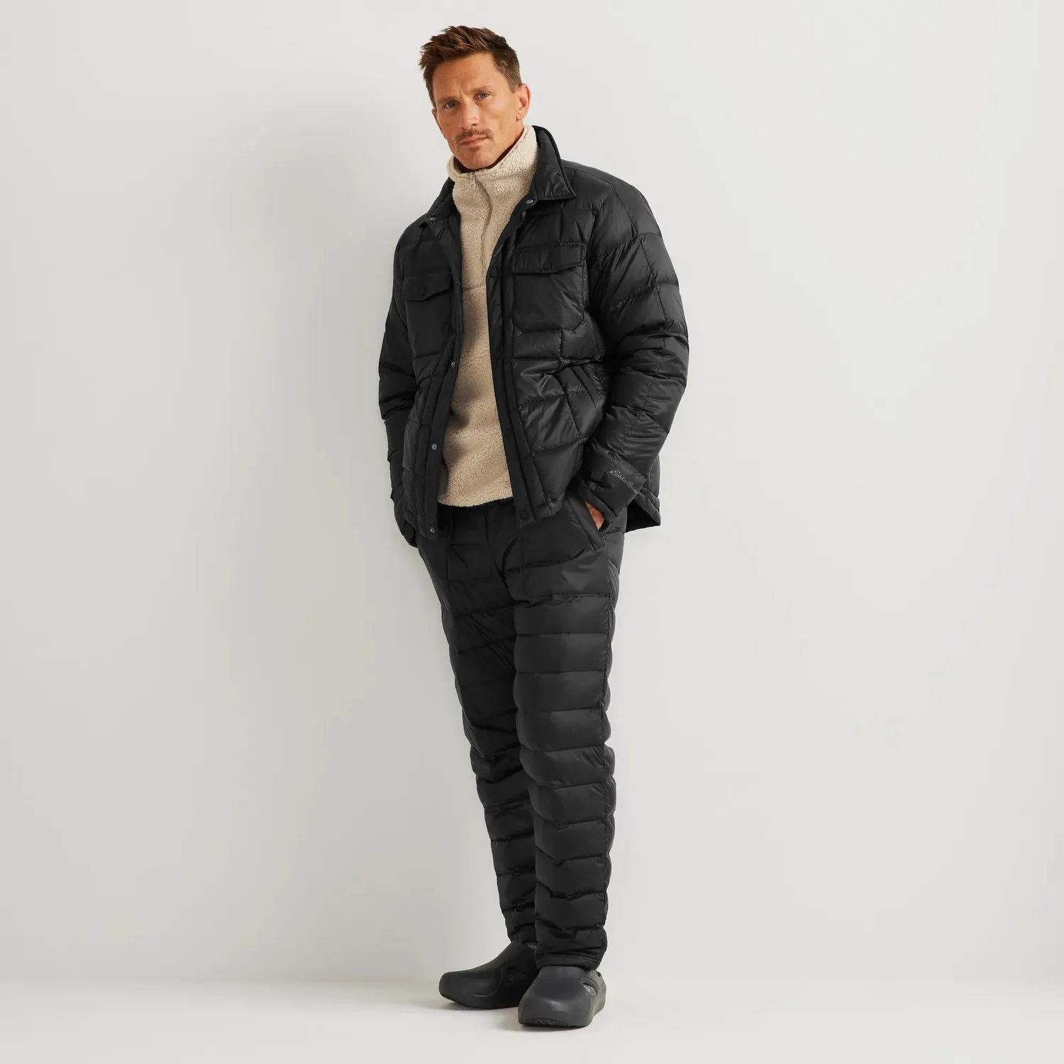 Eddie Bauer CirrusLite Down geaca-camasa Storm calduroasa