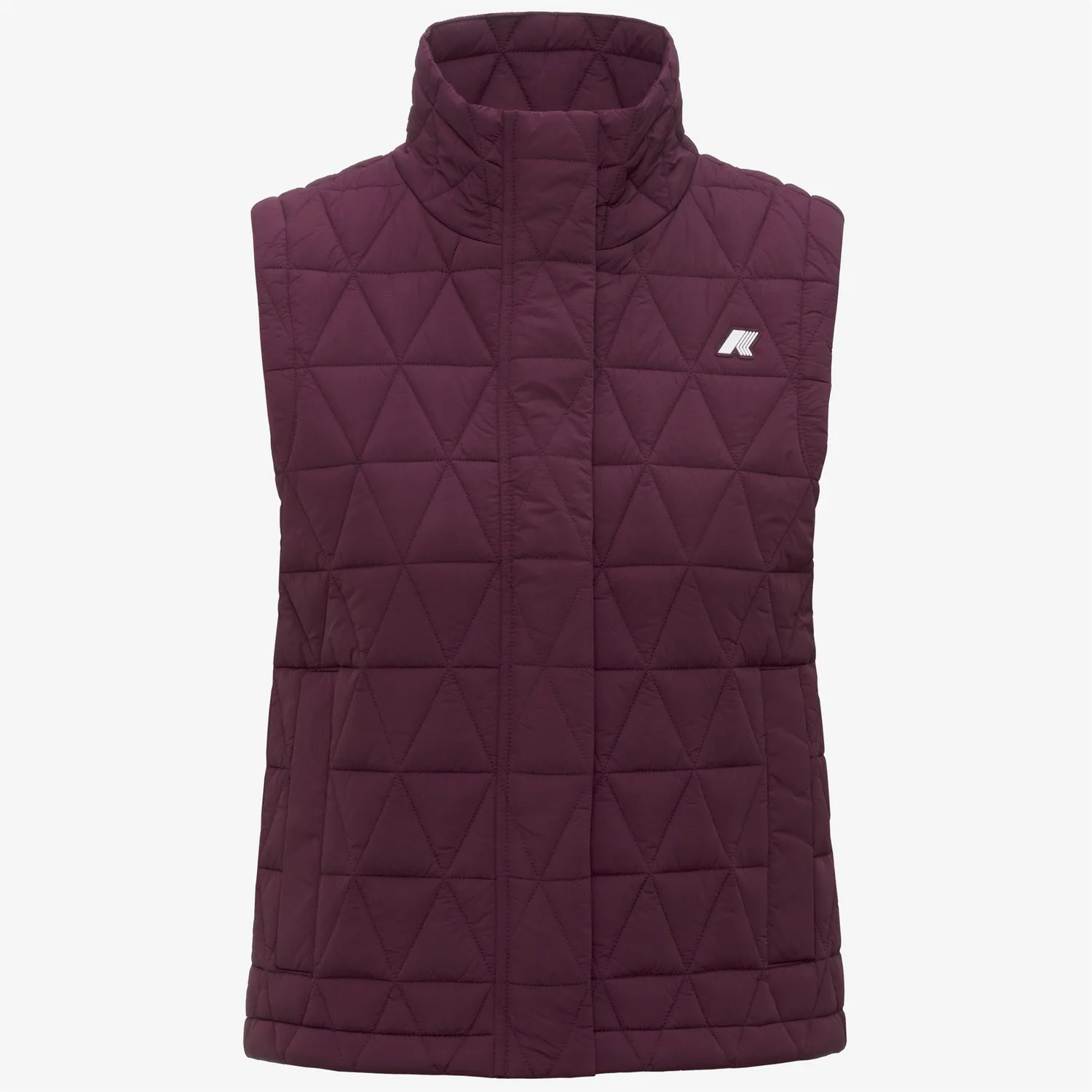 K-Way Satine Diamond Quilted vesta dama mov matlasata