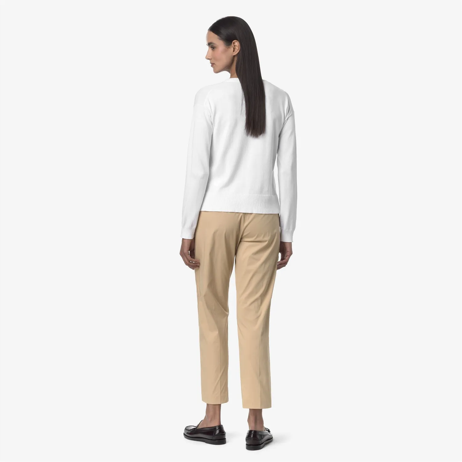 K-Way Eyre Twill Tech pantaloni chino dama beige rope