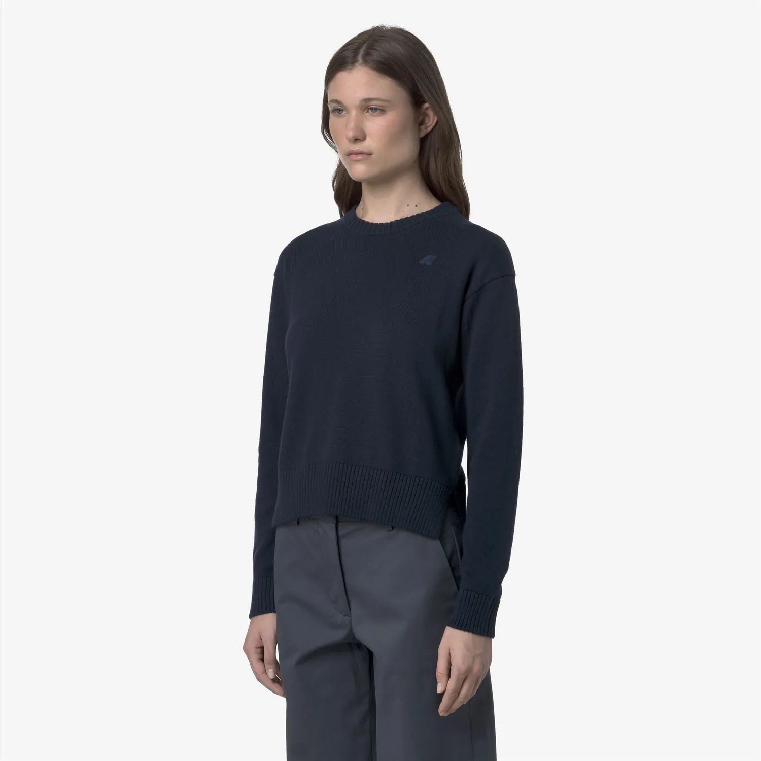 K-Way Domitine pulover albastru dress casmir