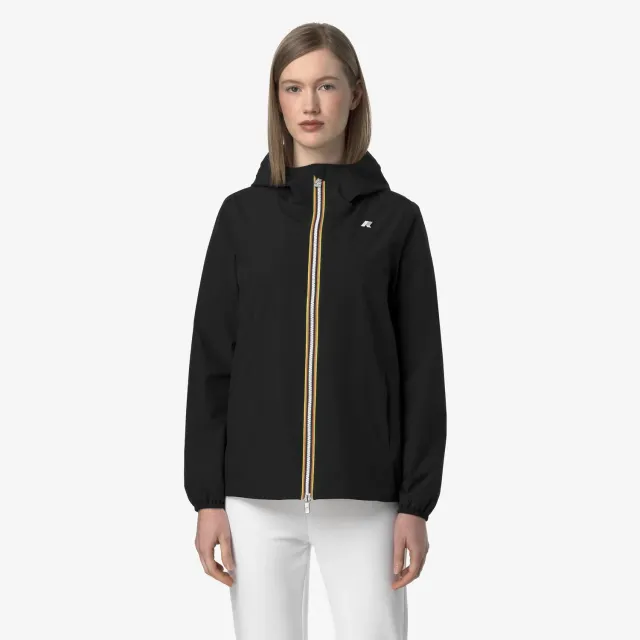 K-Way Marguerite Stretch geaca dama negru impermeabila