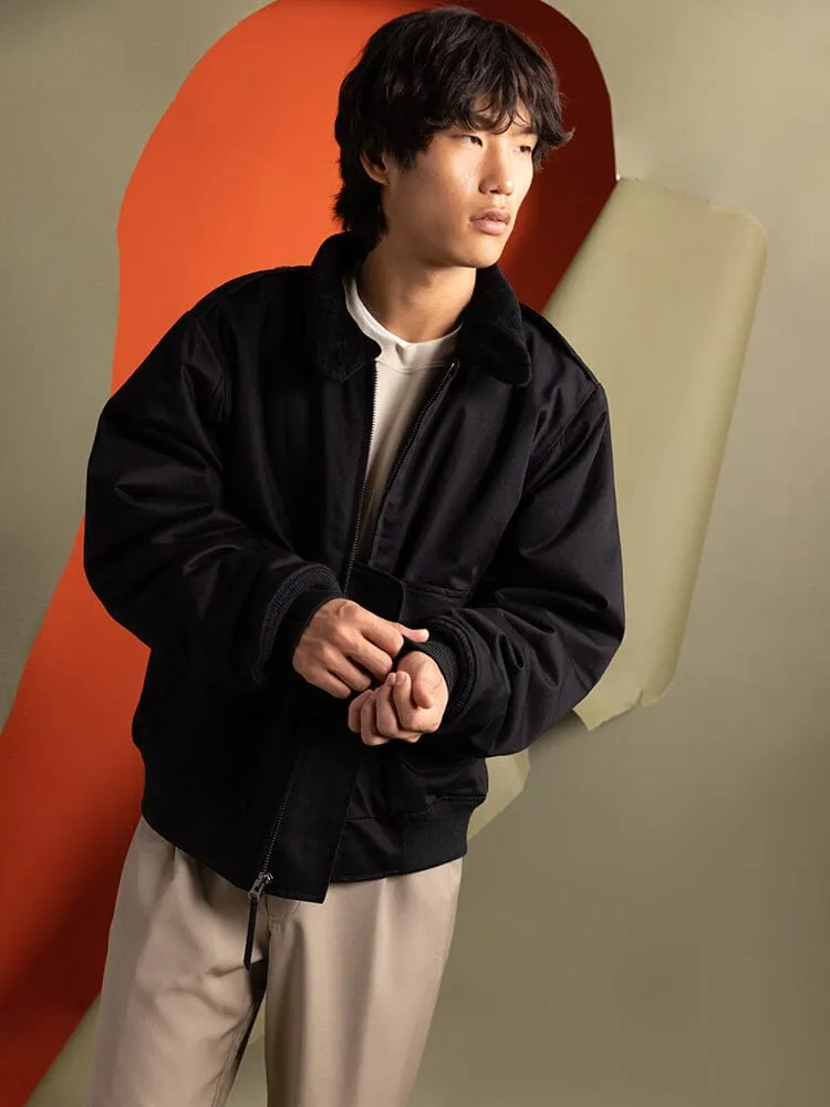 Alpha Industries B-10 1940s geaca bomber neagra