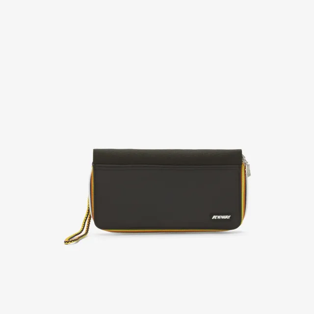 K-Way Fluy portofel unisex Black Pure impermeabil
