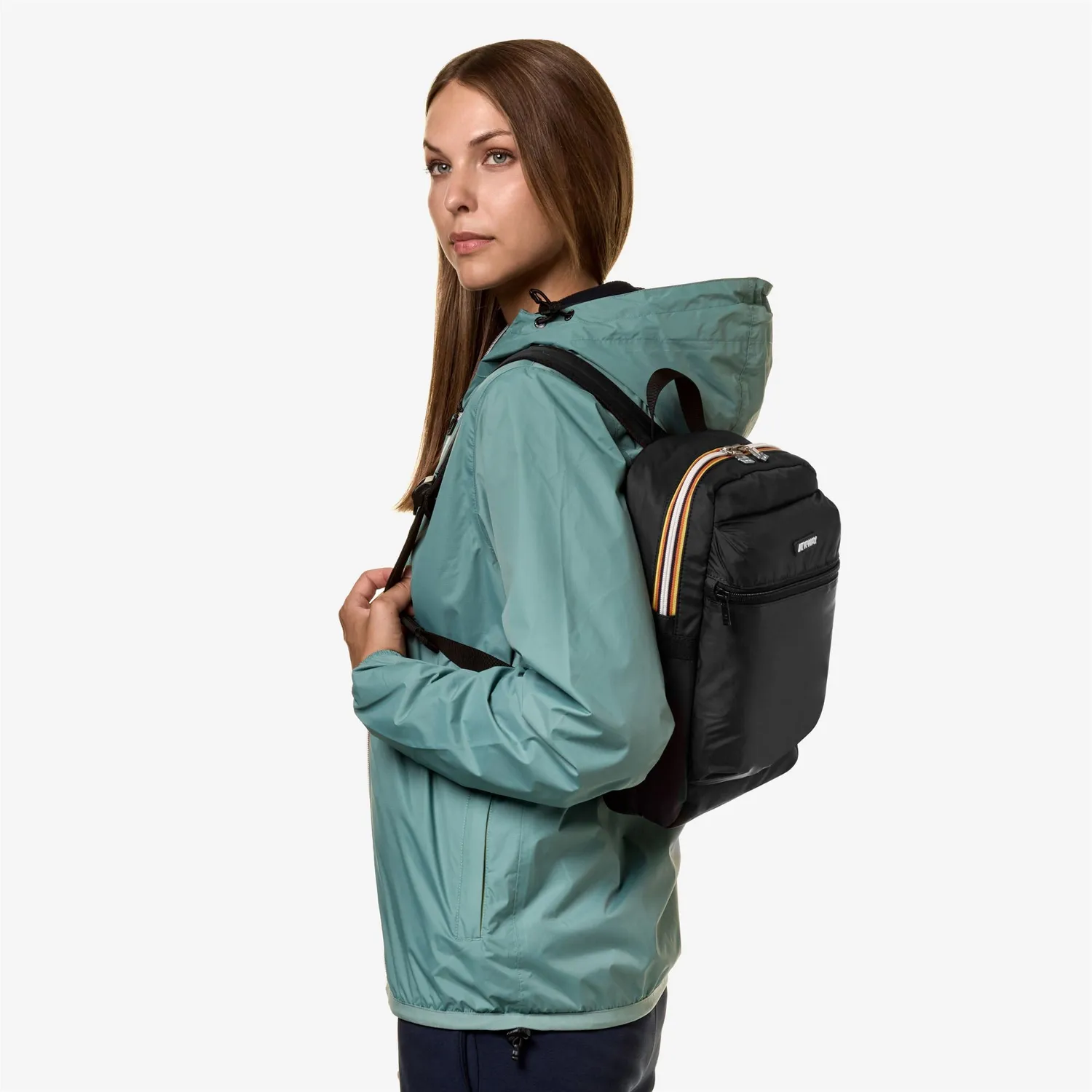 K-Way Laon Small rucsac negru impermeabil