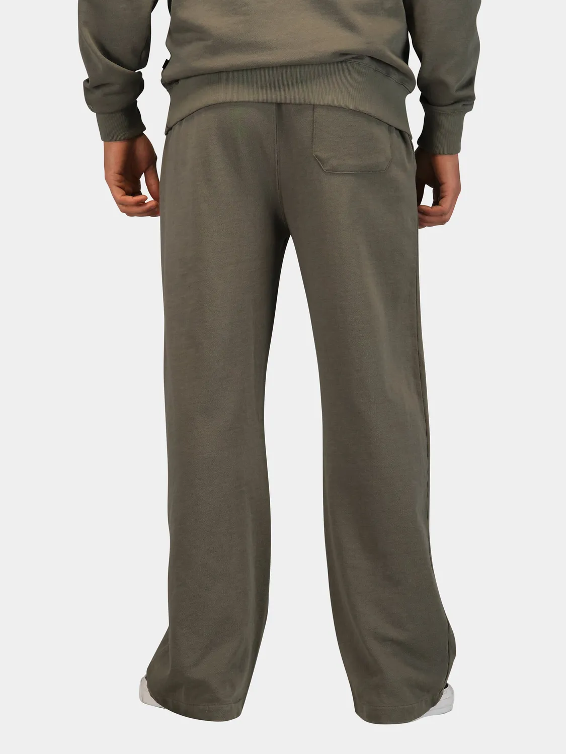 Alpha Industries Essential pantaloni trening Field Gray bumbac