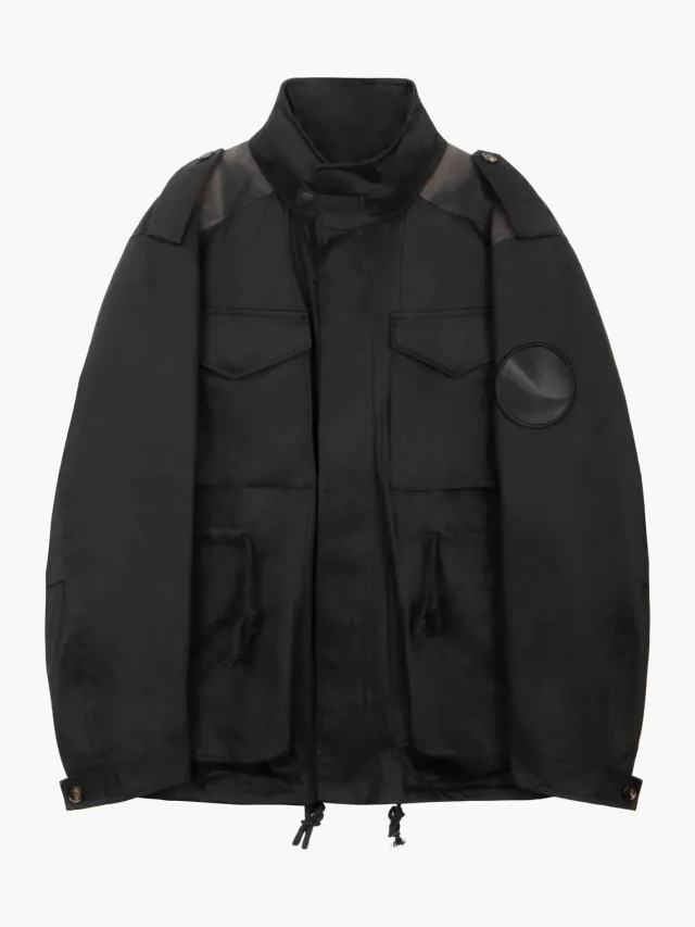 Alpha Industries Jiyongkim Sun-Bleached Field palton negru bumbac