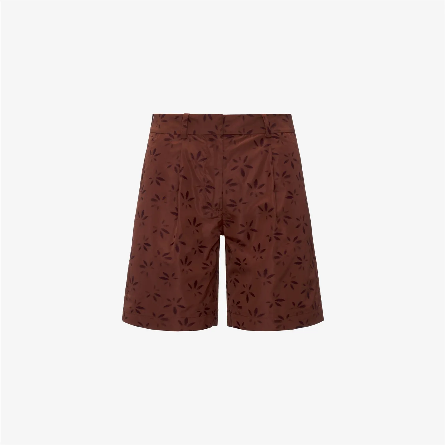 K-Way Larose Emby Jacquard pantaloni scurti maro-violet jacquard