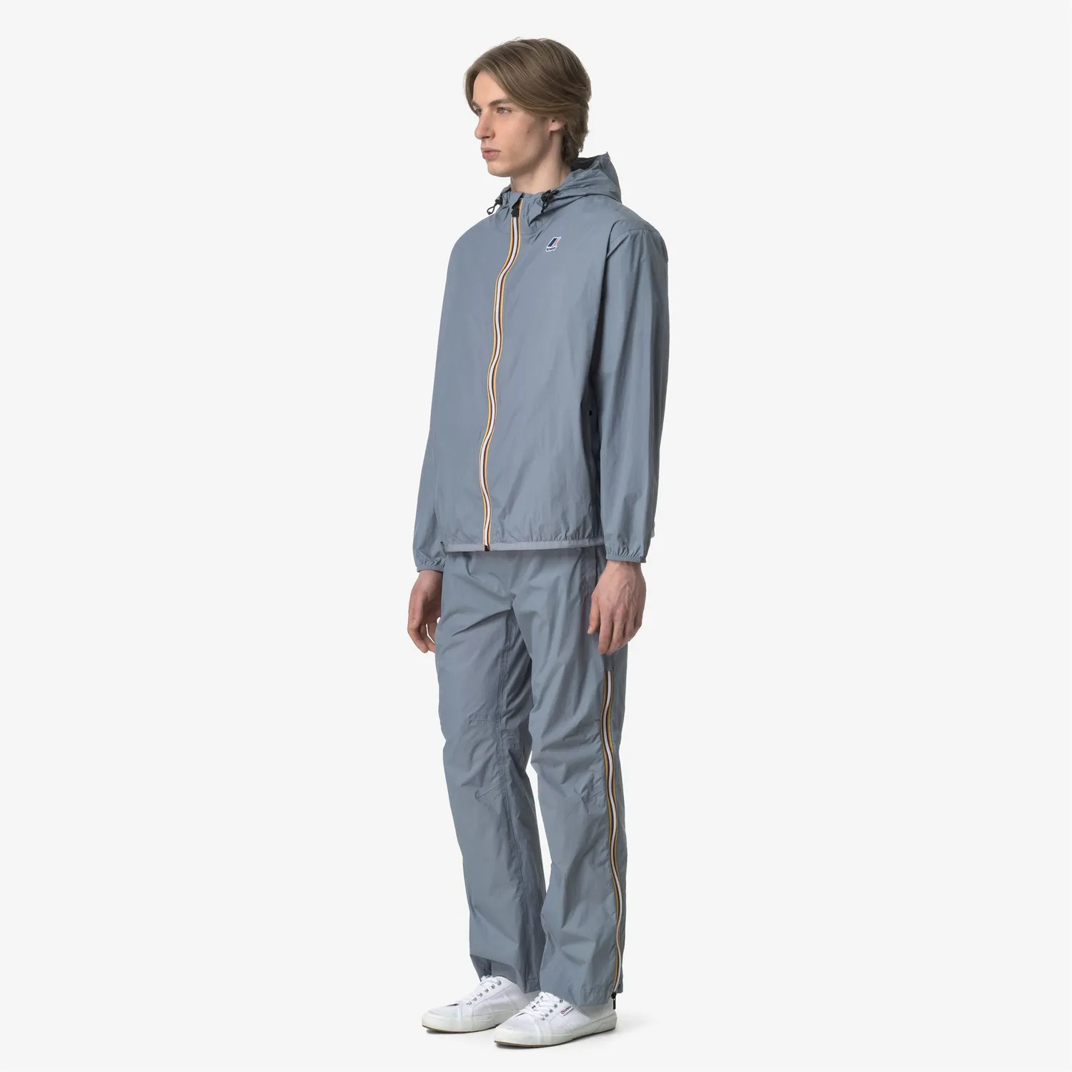 K-Way Le Vrai Ethan pantaloni gri impermeabili